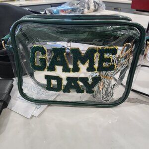 GAME DAY CROSSBODY - GREEN ONLY!!!!!!